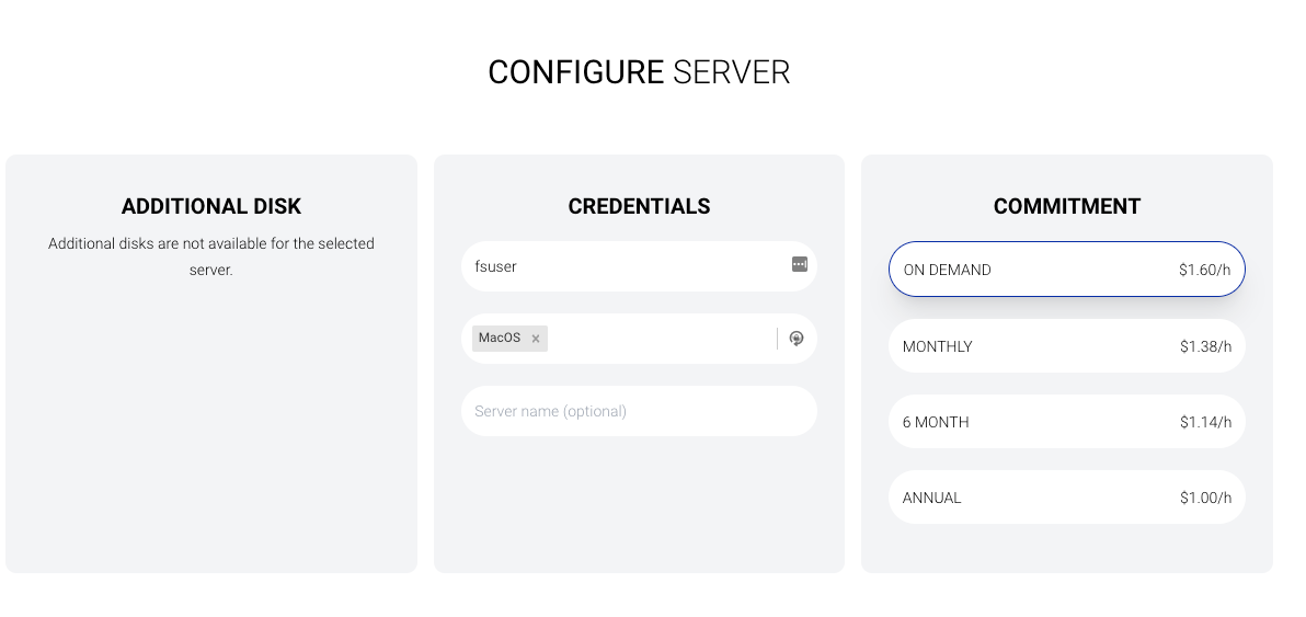 Server Configuration